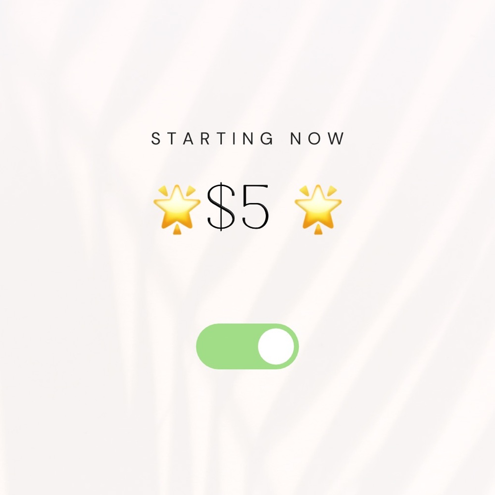 ITEMS WITH 🌟 IN THE TITLE ARE $5